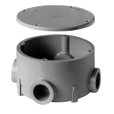 circular plastic junction box|5 round electrical junction box.